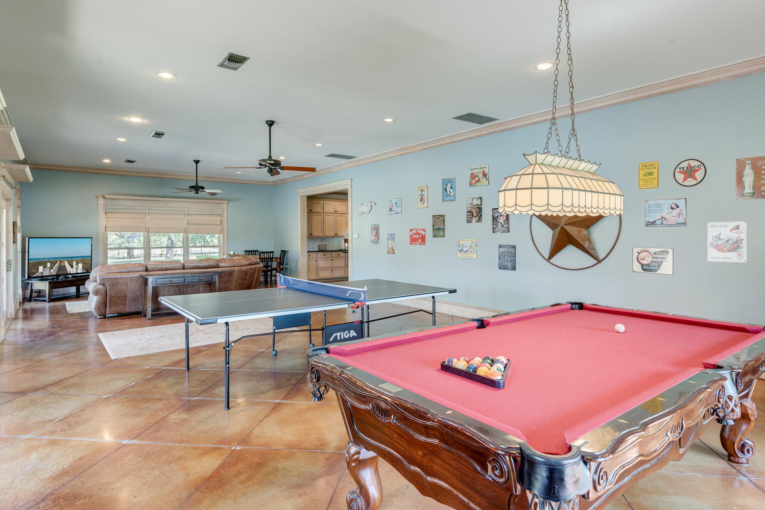 Pool House Game Area