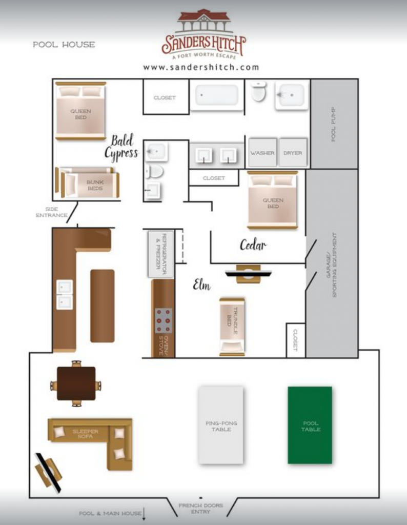 Pool House Floor Plan